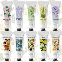Spa Luxetique set de 10 cremas de manos, regalo ideal para mamá y para viaje diario.