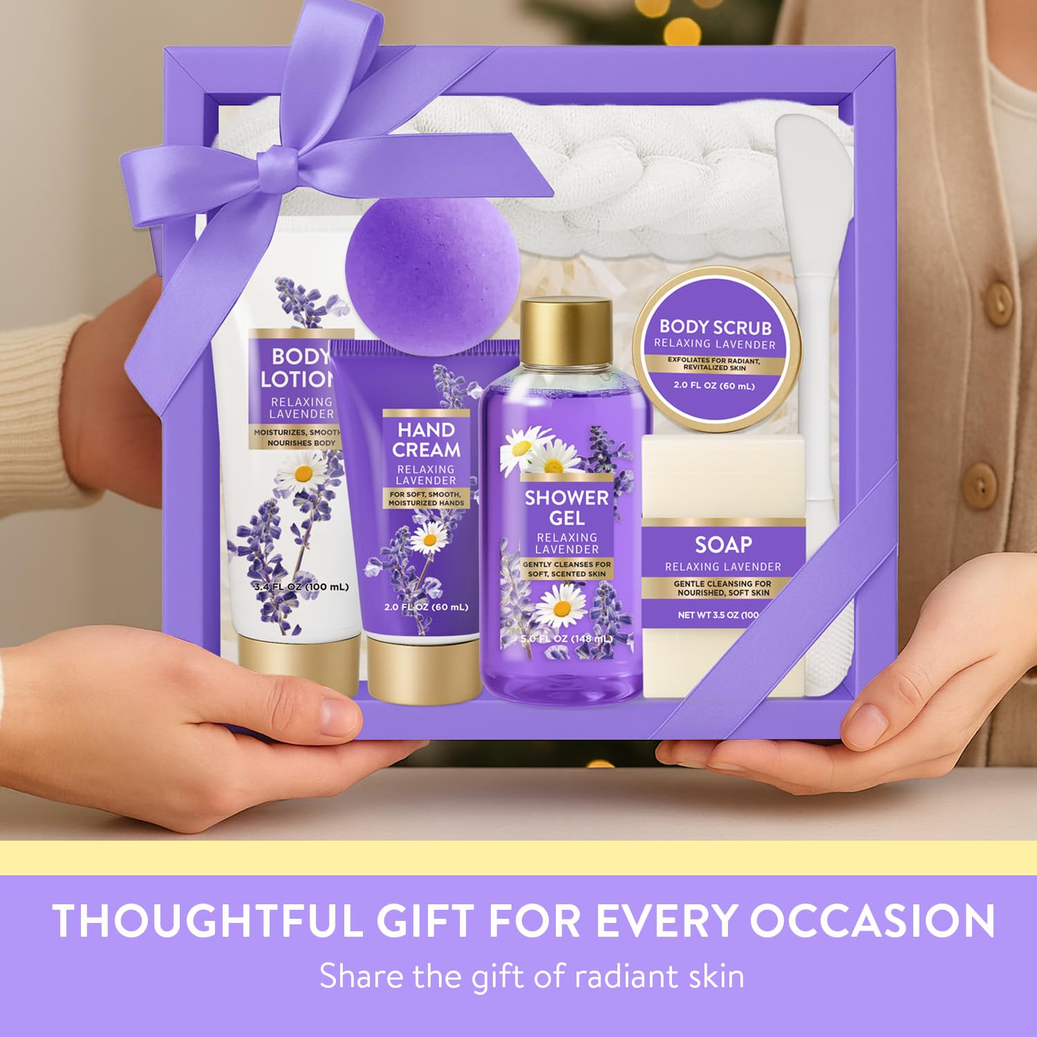 Jabón lavanda Spa Luxetique World, aroma delicado y limpieza suave para la piel.