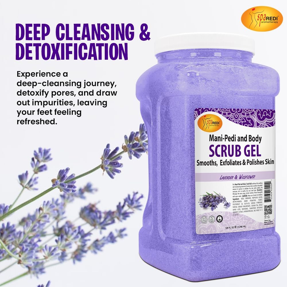 SPA REDI botella 128oz para sesiones de spa en casa.