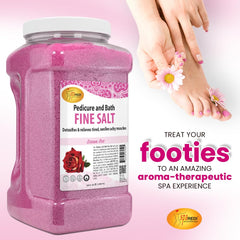 Spa Redi etiqueta muestra 128 oz de detox para pies.