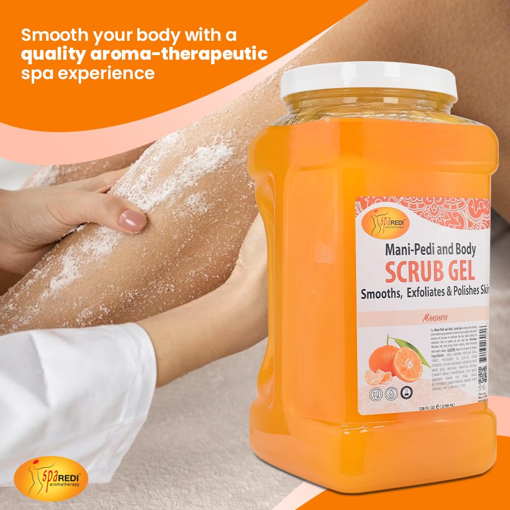 Spa Redi Pedi Scrub Gel con aminoácidos e hialurónico, hidrata la piel