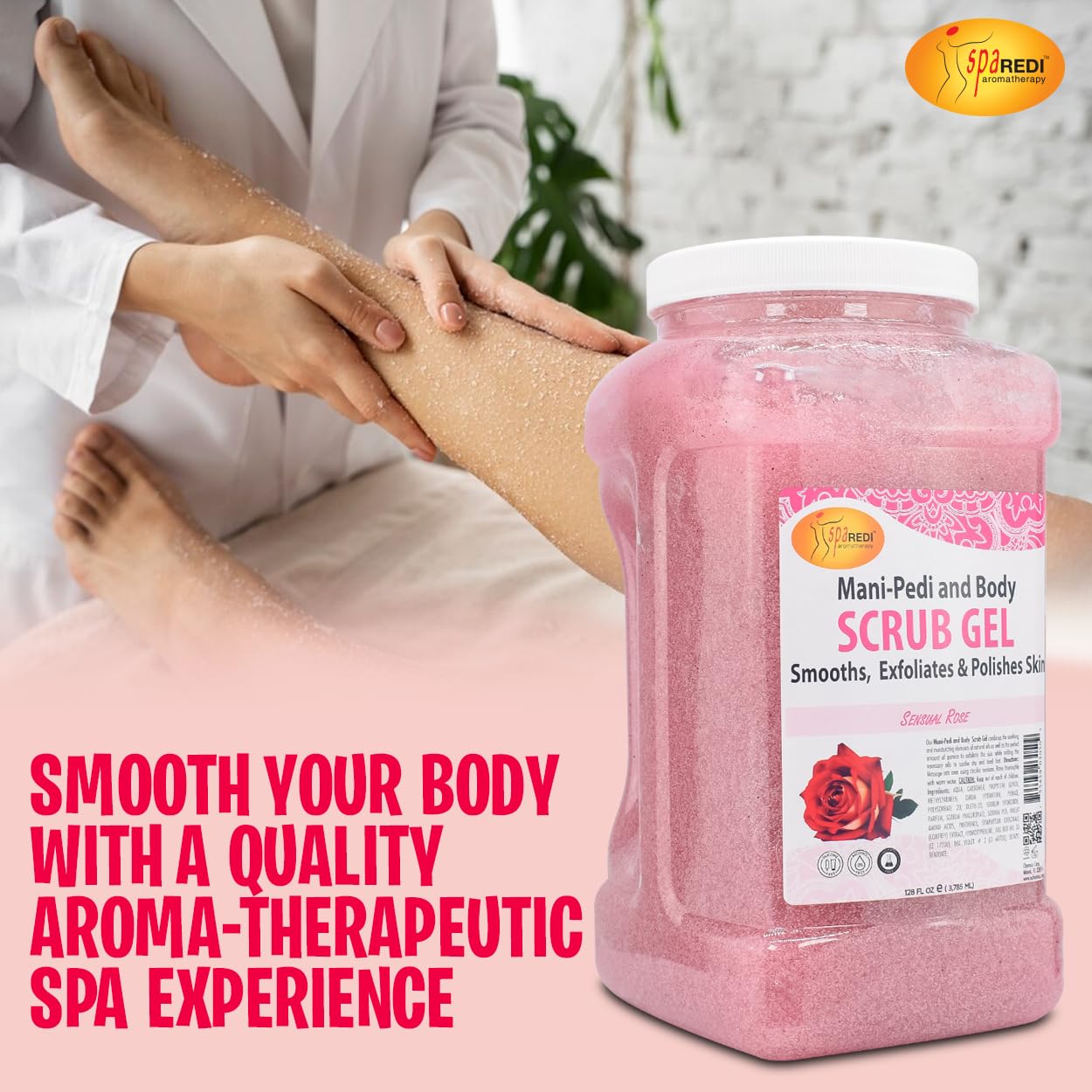 Pétales de rose et ambiance aromatique évoquant un moment spa.