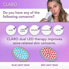 Spa Sciences CLARO: luz roja para mejorar la apariencia de la piel.