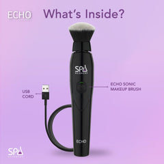Mango ergonómico del Spa Sciences ECHO para uso cómodo y estable.