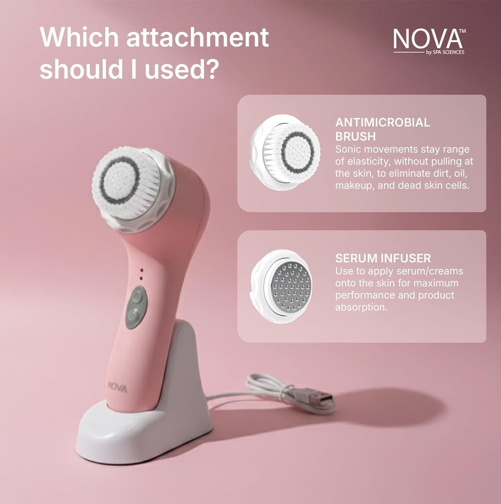 Spa Sciences NOVA 18,000 movimientos por minuto para limpieza eficiente.