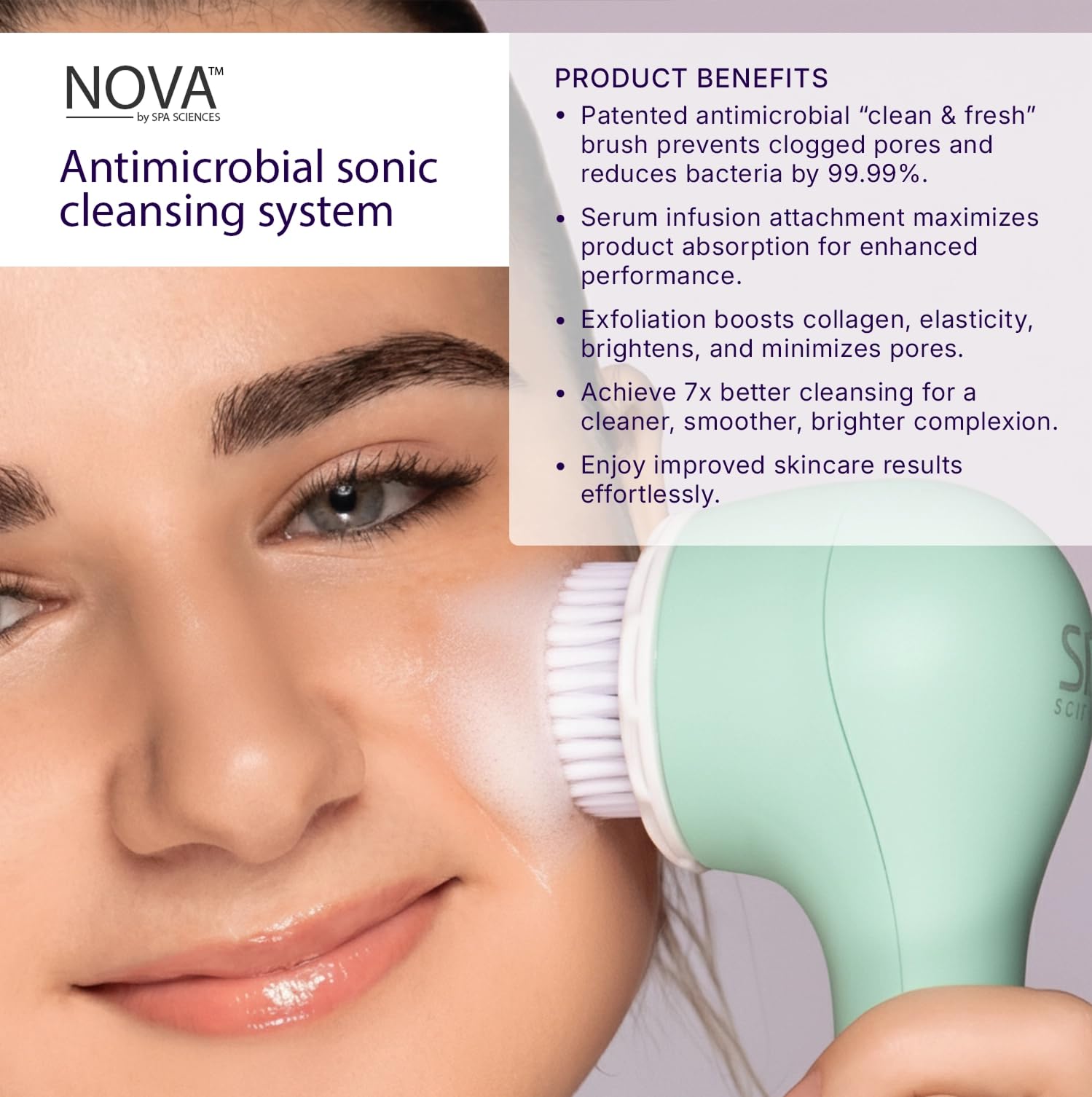 Spa Sciences NOVA: 18000 movimientos por minuto para limpieza eficaz