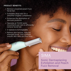 SIMA, tres velocidades visibles para exfoliación personalizable