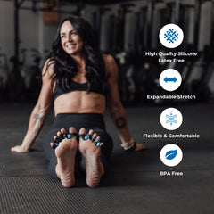 Espaciador de Dedos FLEX de Spacer Mobility: silicona suave y adaptable para pies.