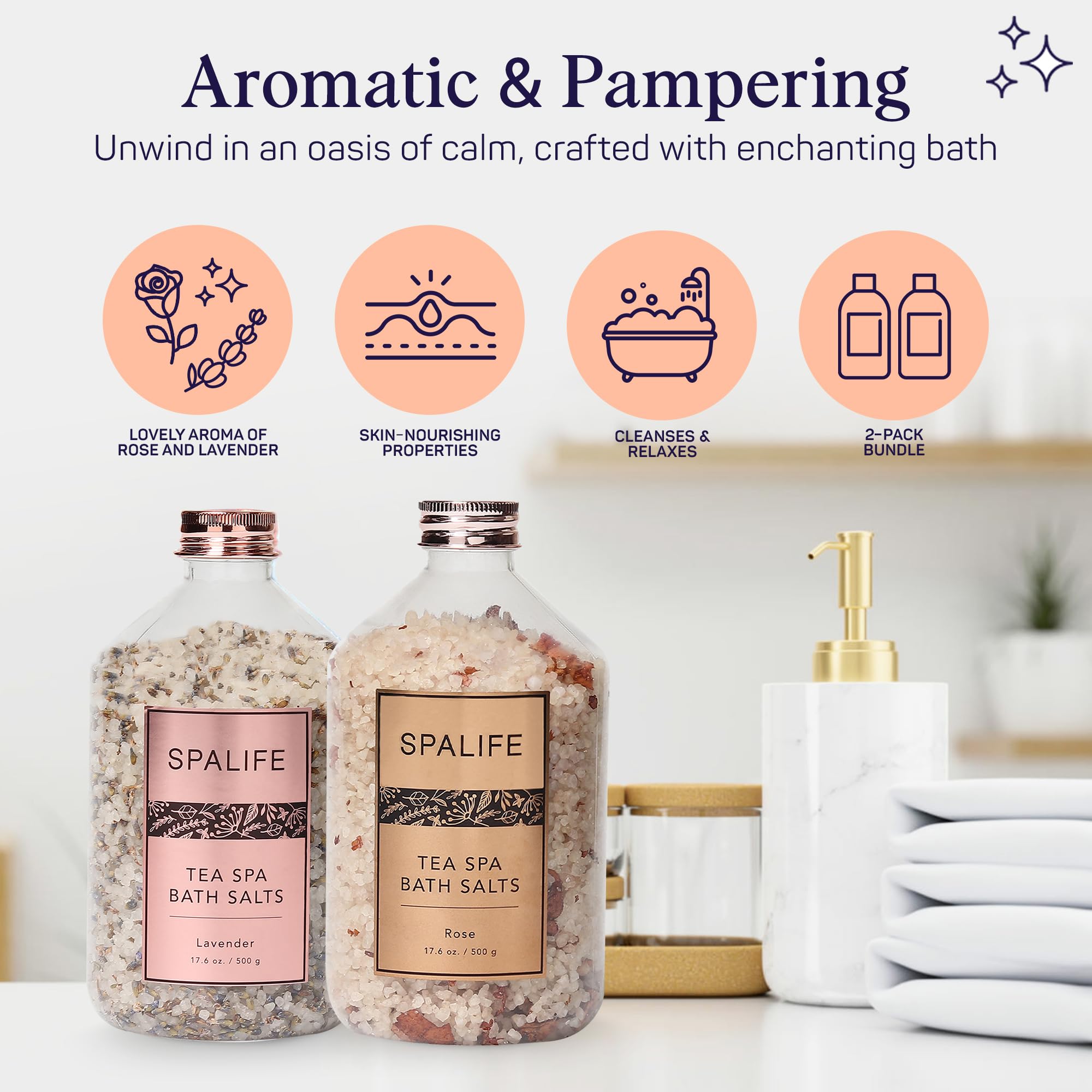 SpaLife Rituales de baño con pétalos: relajación y cuidado de la piel.