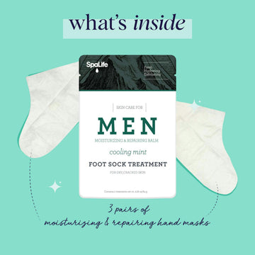 Spa Life calcetines hidratantes para pies, suavizan piel seca y agrietada.