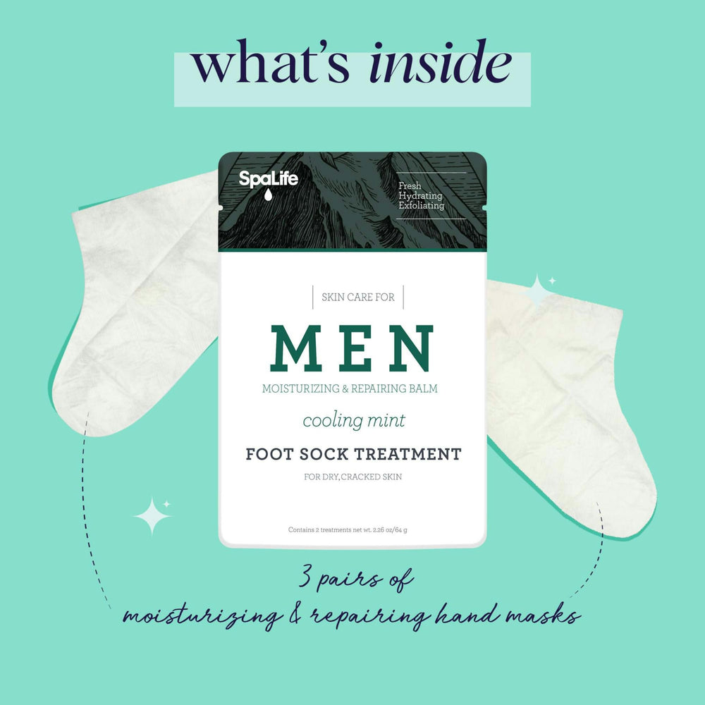 Spa Life calcetines hidratantes para pies, suavizan piel seca y agrietada.