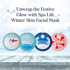 SpaLife Invierno mascarilla firme con colágeno para mayor elasticidad y brillo.