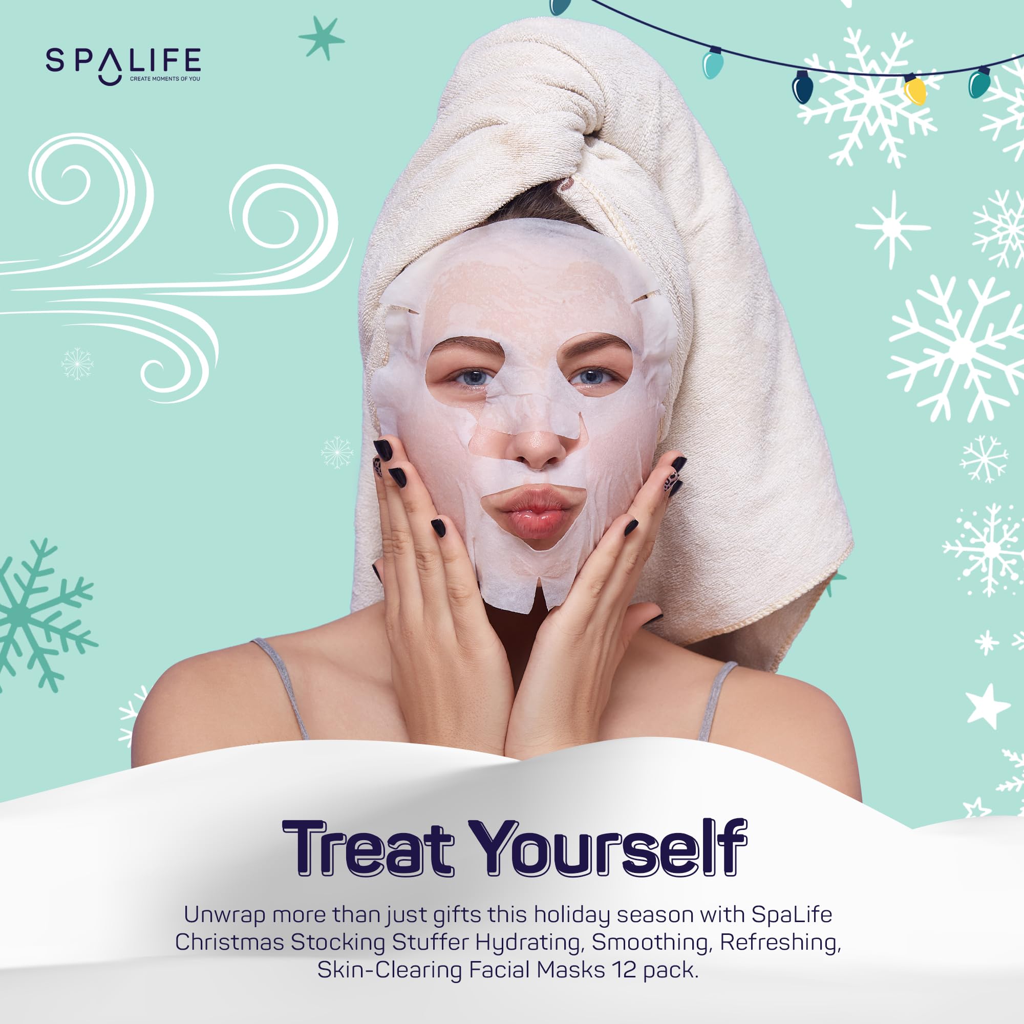 SpaLife mascarilla hidratante de jojoba para piel suave.