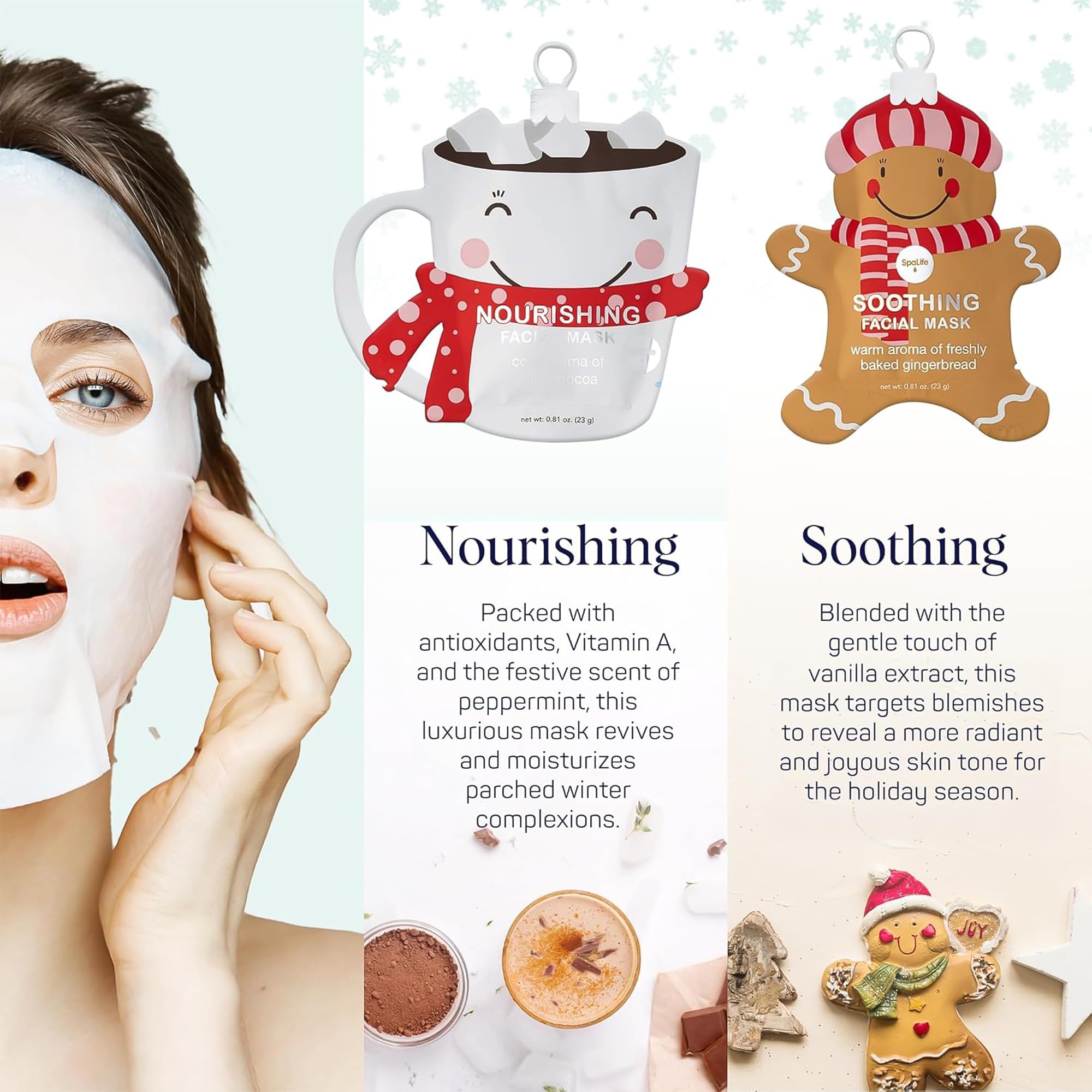 SpaLife mascarilla leche esencia para nutrir y suavizar la piel