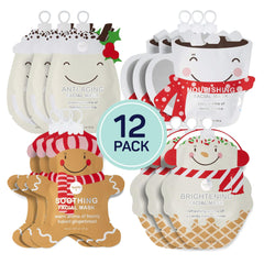 SpaLifenavidad mascarilla coreana 12 pack para hidratacion en invierno