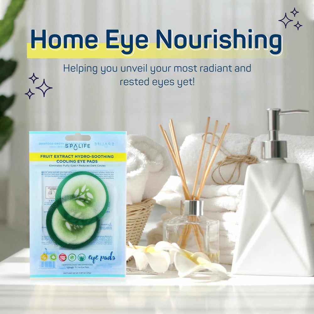 SpaLife parches oculares refrigerados para alivio más rápido.