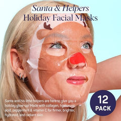 SpaLife Santa Workshop mascarilla nieve hidratante, perfecto cuidado diario para piel seca.