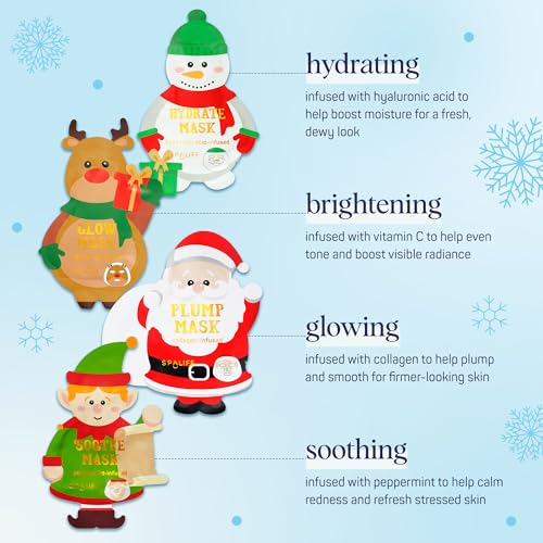 SpaLife Santa Workshop mascarilla reno radiante con vitamina C para tono uniforme.