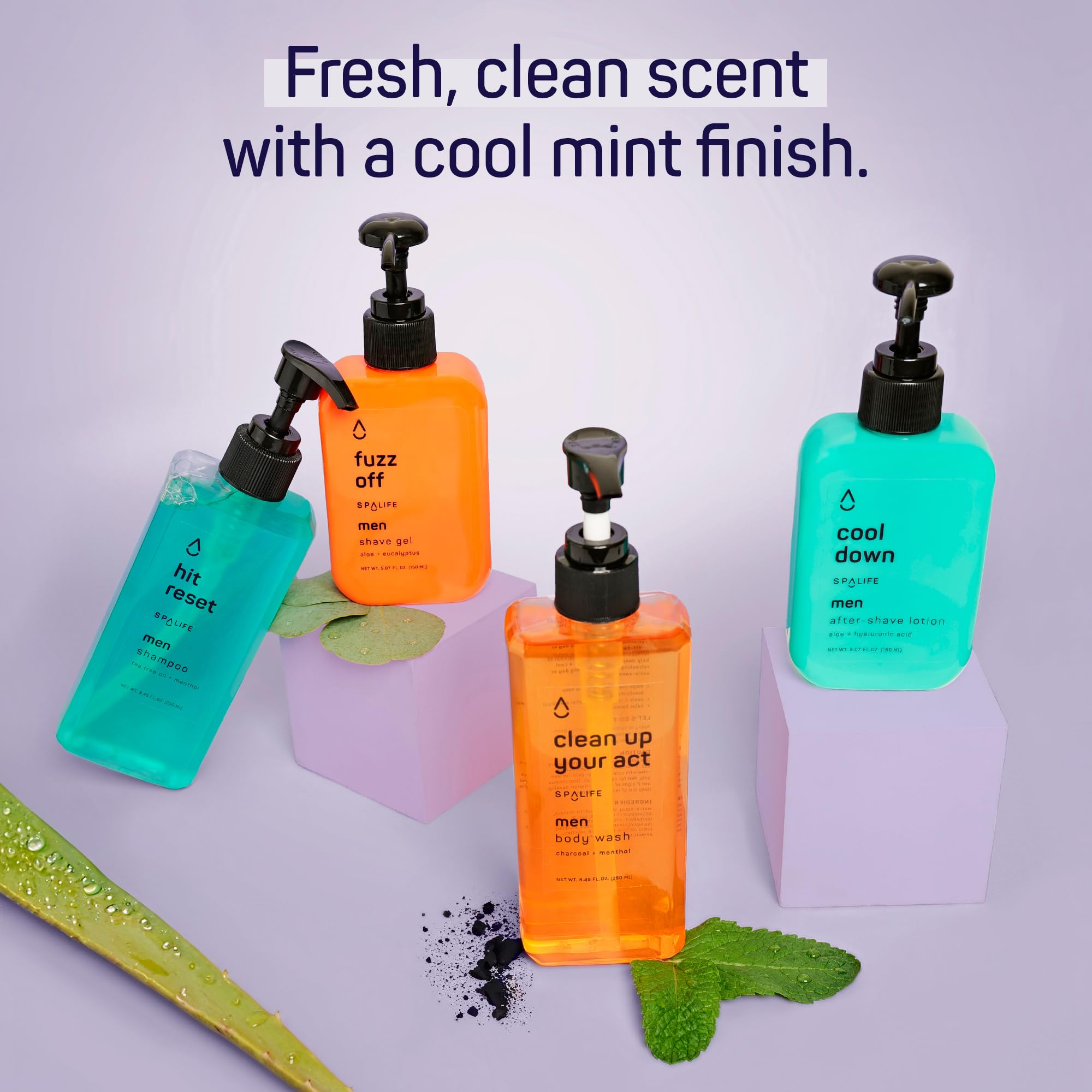 SpaLife set de cuidado masculino como regalo práctico para él.