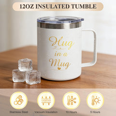 Sparkalyn taza aislada doble pared para bebidas calientes