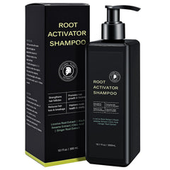 SPARTAN HAIR champú activador de raíces en botella para fortalecer el cabello.