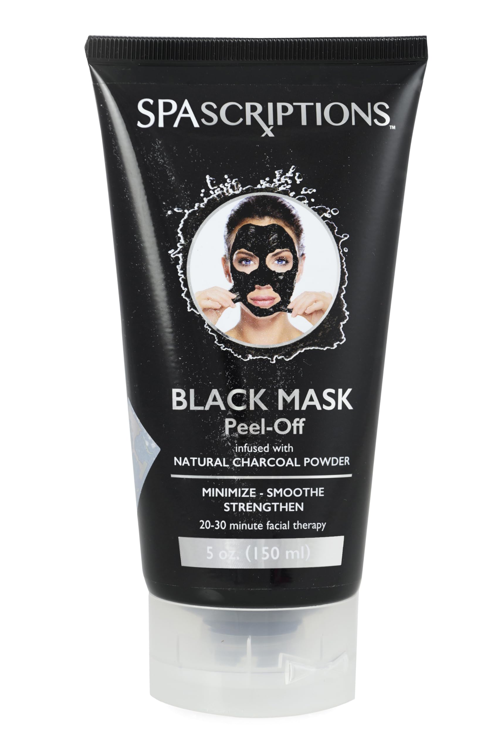 SpaScriptions mascarilla negra: aplicación suave para limpieza profunda de poros