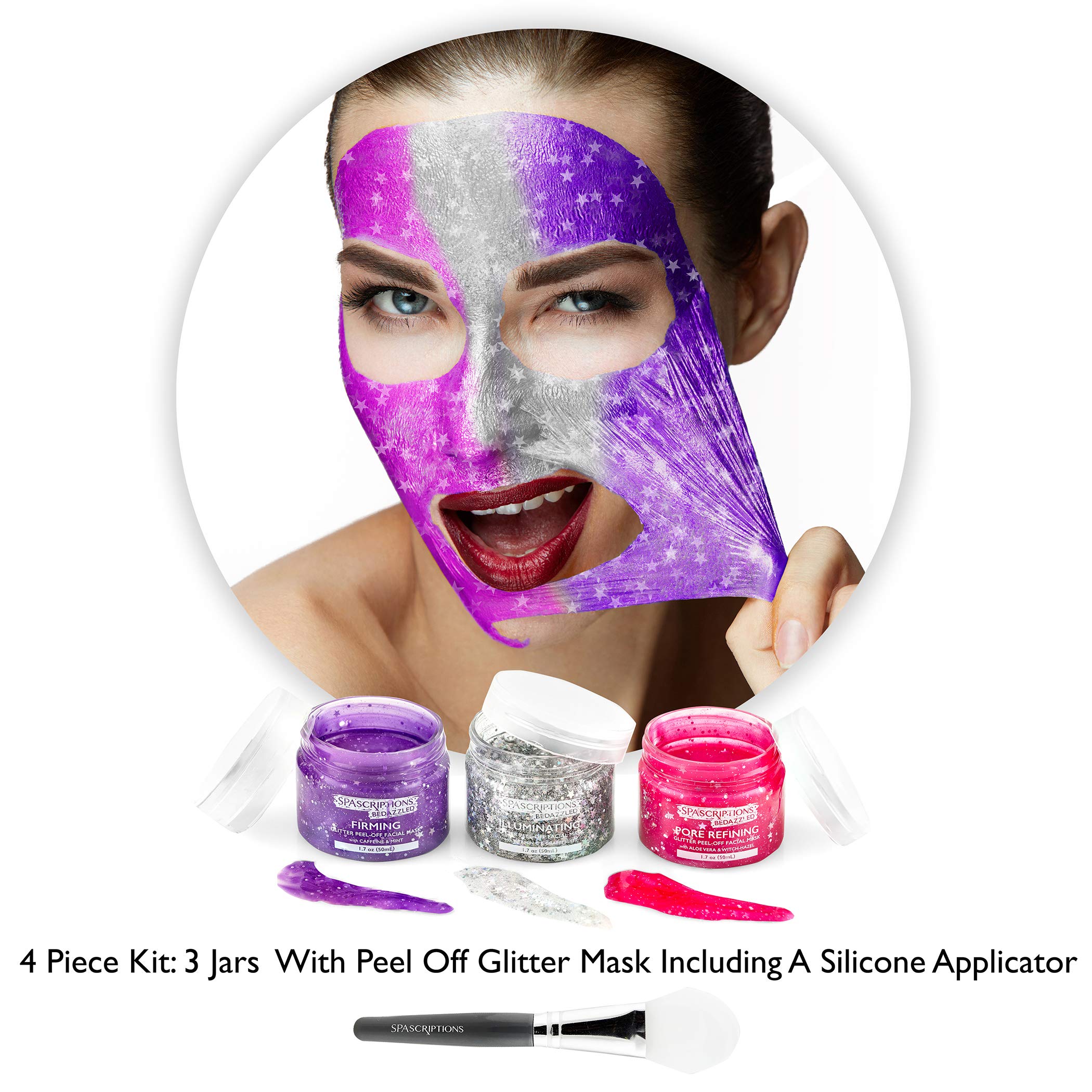 SpaScriptions Bedazzled mascarilla firmeza ayuda a reducir arrugas