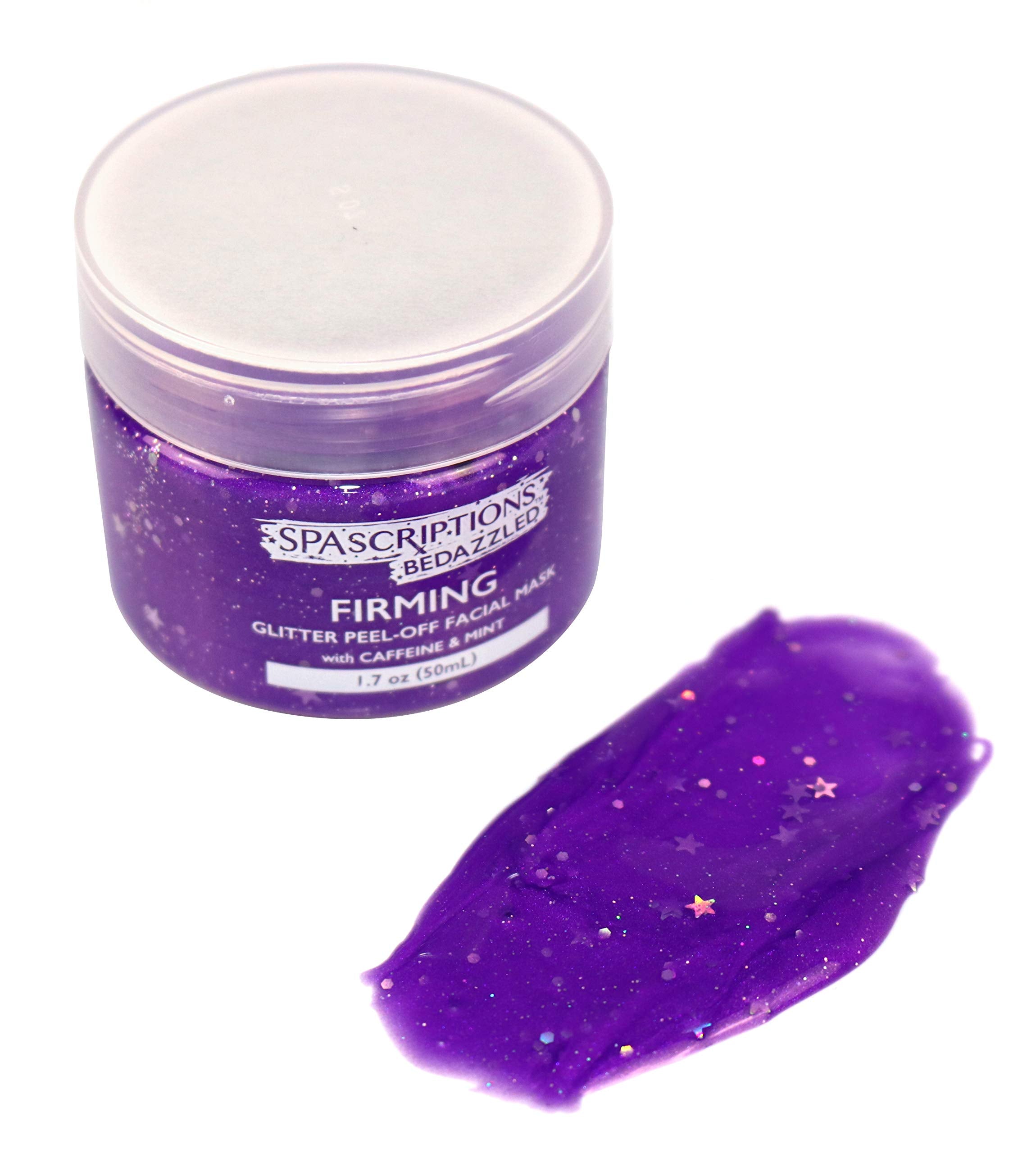 SpaScriptions Bedazzled mascarilla refinadora de poros con purpurina suave