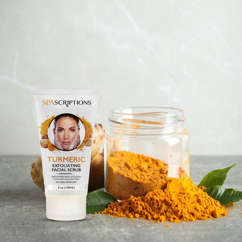 SpaScriptions exfoliante facial curcuma ph balanceado para todo tipo de piel