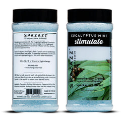 Aromaterapia Spazazz eucalipto-menta, cristales para baño, revitaliza el ambiente.