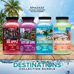 Spazazz Destinations Gran Manzana: cristales para aromas duraderos en tu baño.