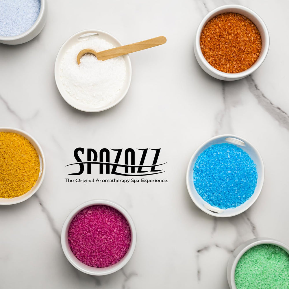 Spazazz Escape lavanda-pamarosa: aroma floral suave para la relajación.