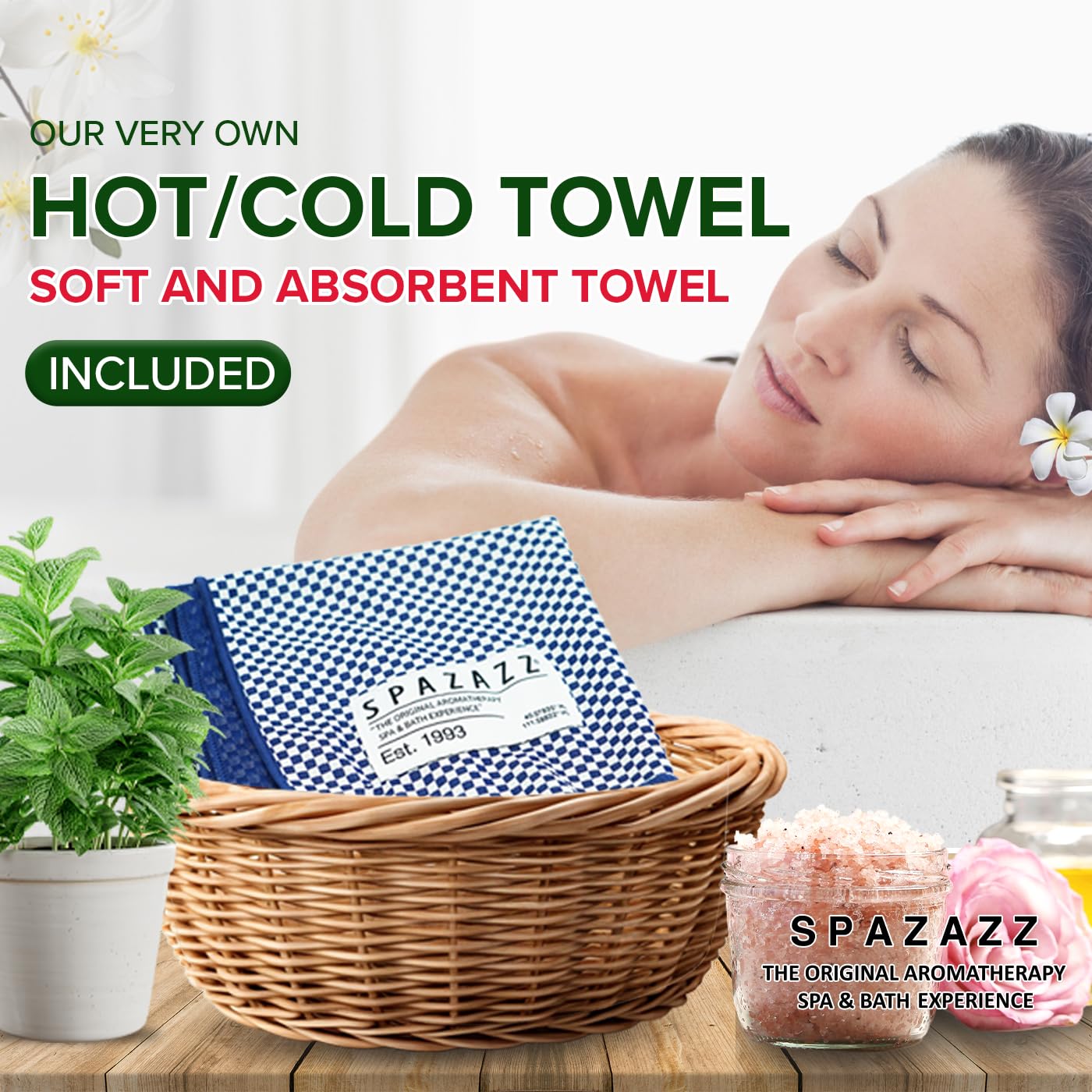 Spazazz Escape verbena-lima-coco: mezcla fresca para piel suave y mente clara.