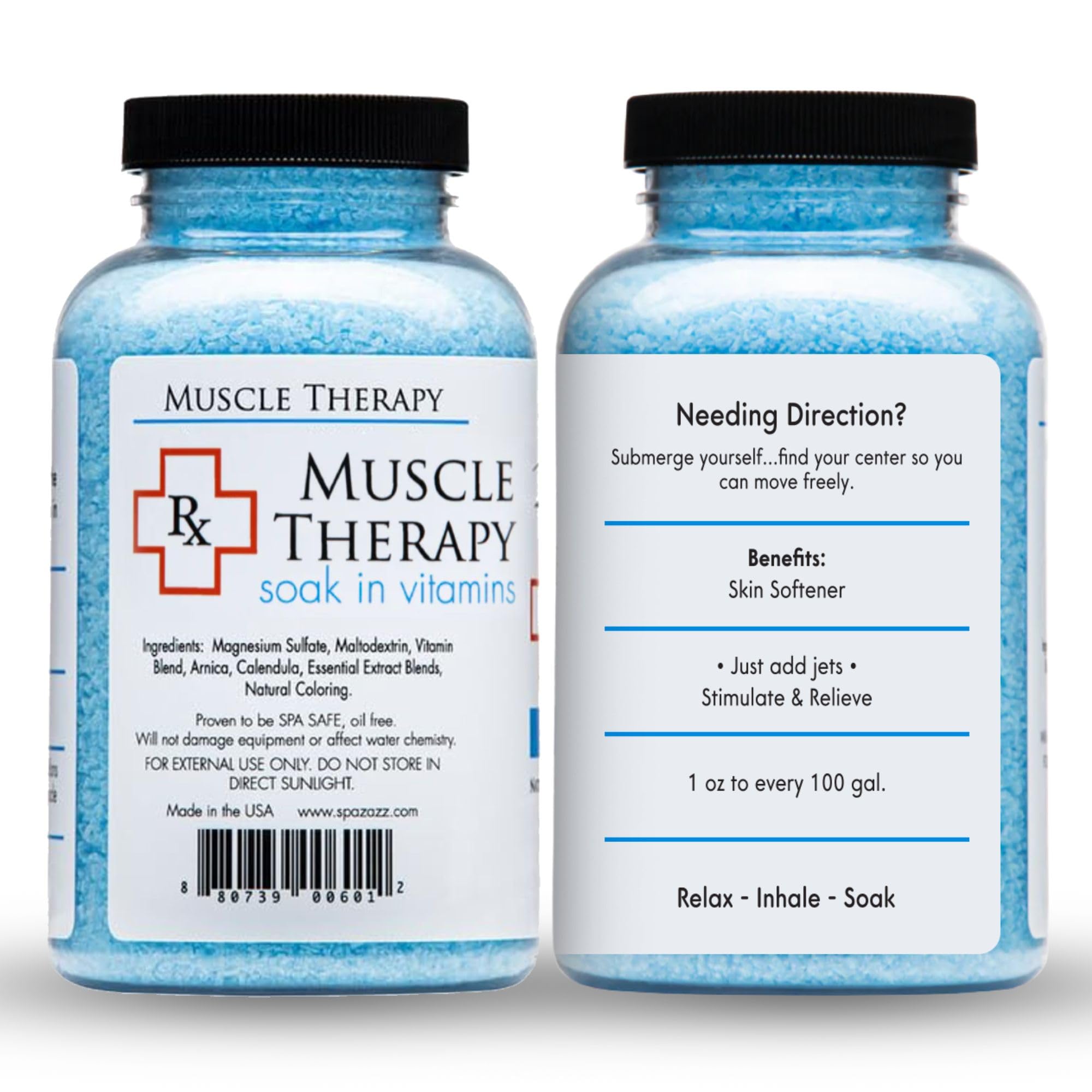Instrucciones simples de uso para RX Muscle Detox