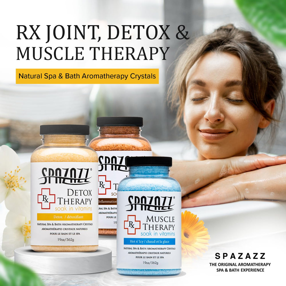 Masaje de cinco puntos Spazazz RX Muscle Detox para cuerpo completo