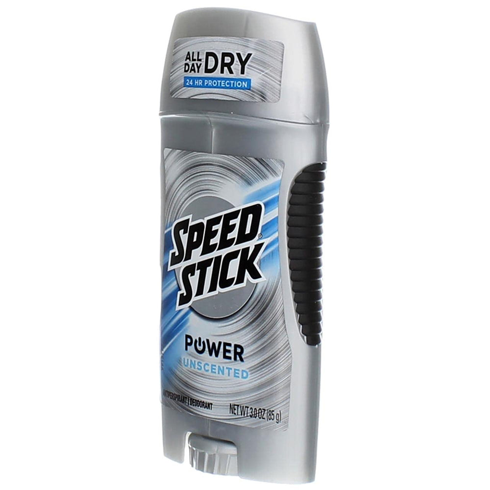 Presentación Speed Stick Power para uso diario en piel de todo tipo.