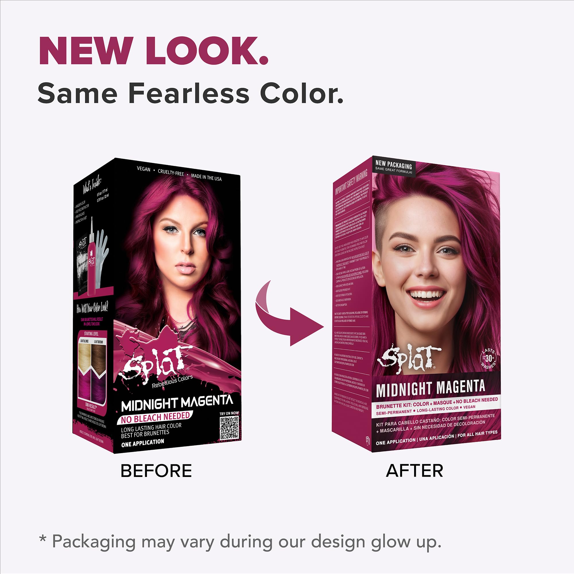 Splat Midnight Magenta: acondicionador reconstructor para brillo y suavidad