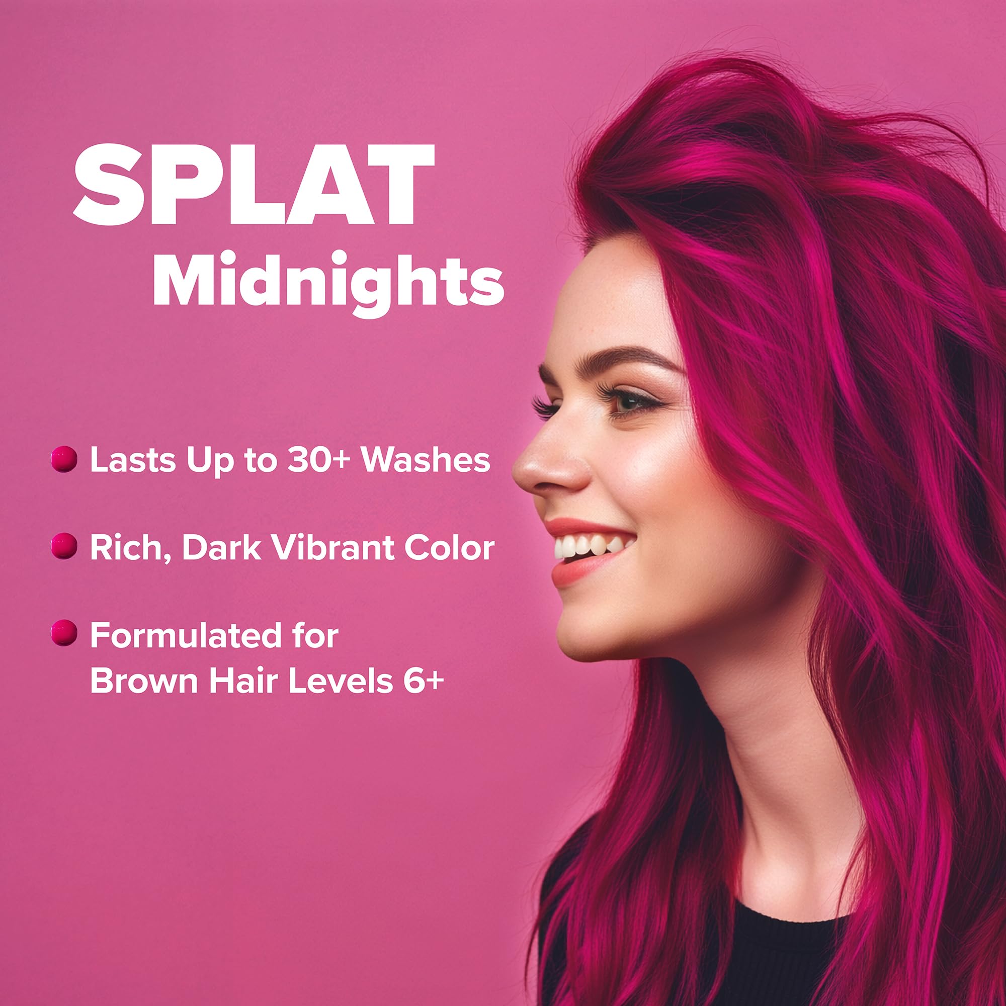 Splat Midnight Magenta: sin necesidad de decoloración para ver resultados