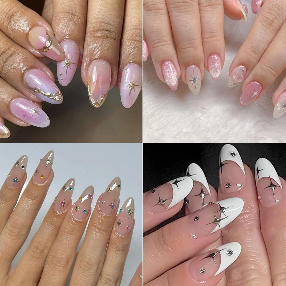 SPLOCUDU estrellas para uñas, arte inspirador y acabado luminoso.