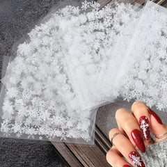 Figuras de nieve SPLOCUDU para decorar uñas con estilo festivo.