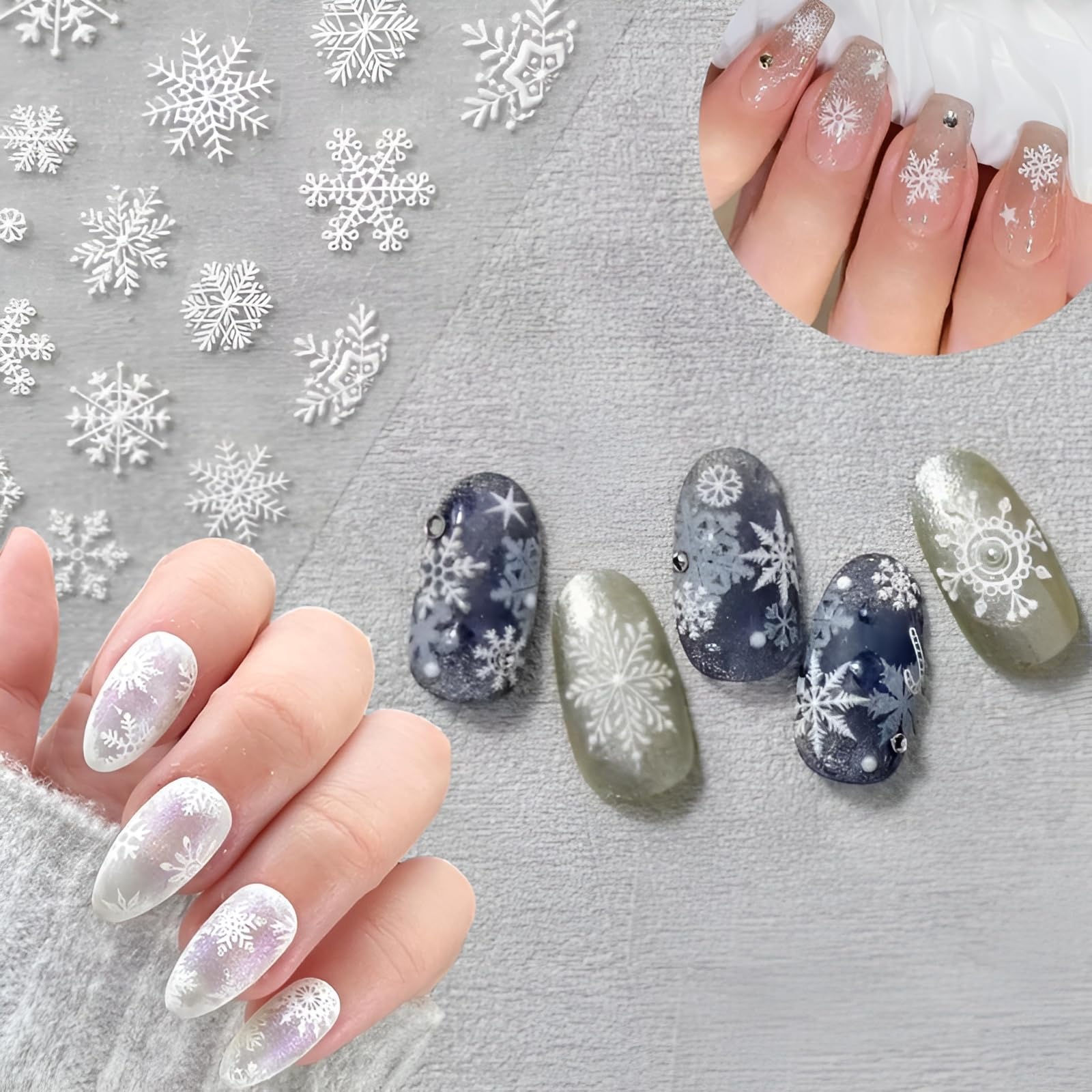 SPLOCUDU Santa navideño para un diseño de uñas llamativo.