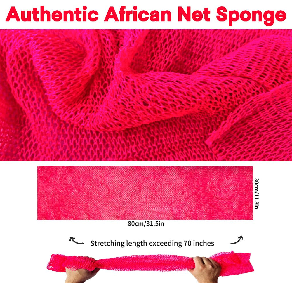 Esponja de red africana SPMKTBOZAI con cobertura amplia para la espalda