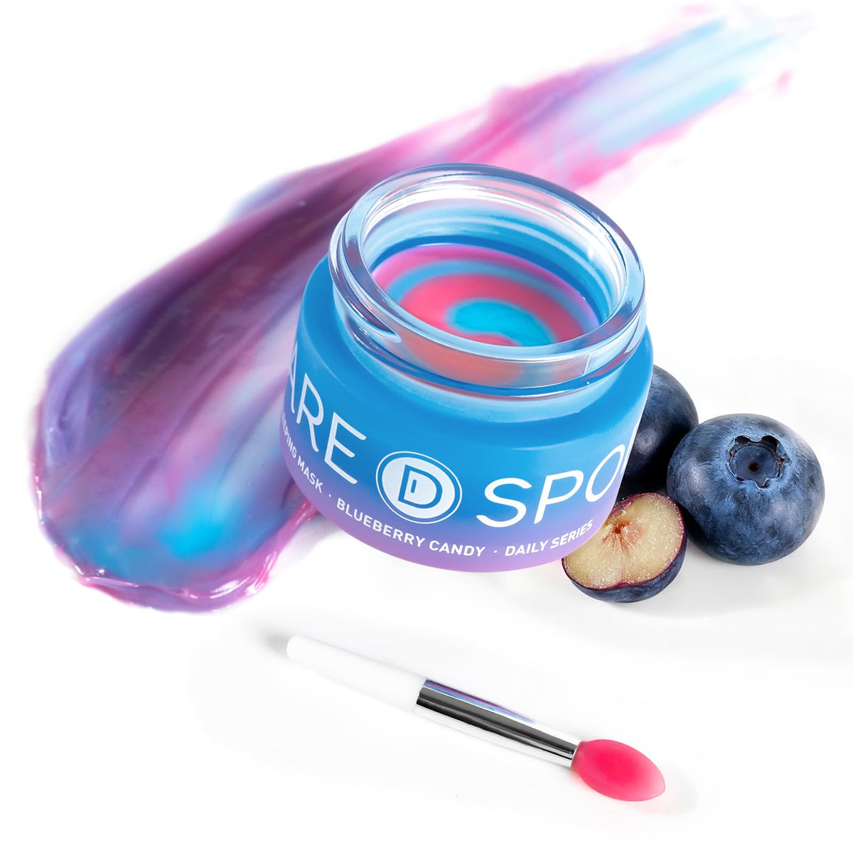 SPODARE Mascarilla Labial Remolino Doble Color ofrece hidratación intensa para labios secos durante la noche