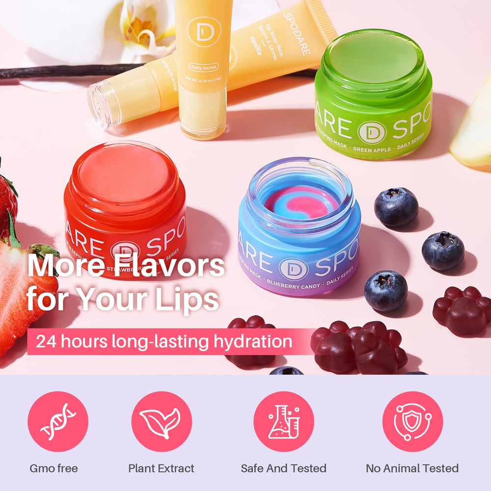 SPODARE Mascarilla Labial Reparación Noche ayuda a suavizar labios agrietados durante la noche