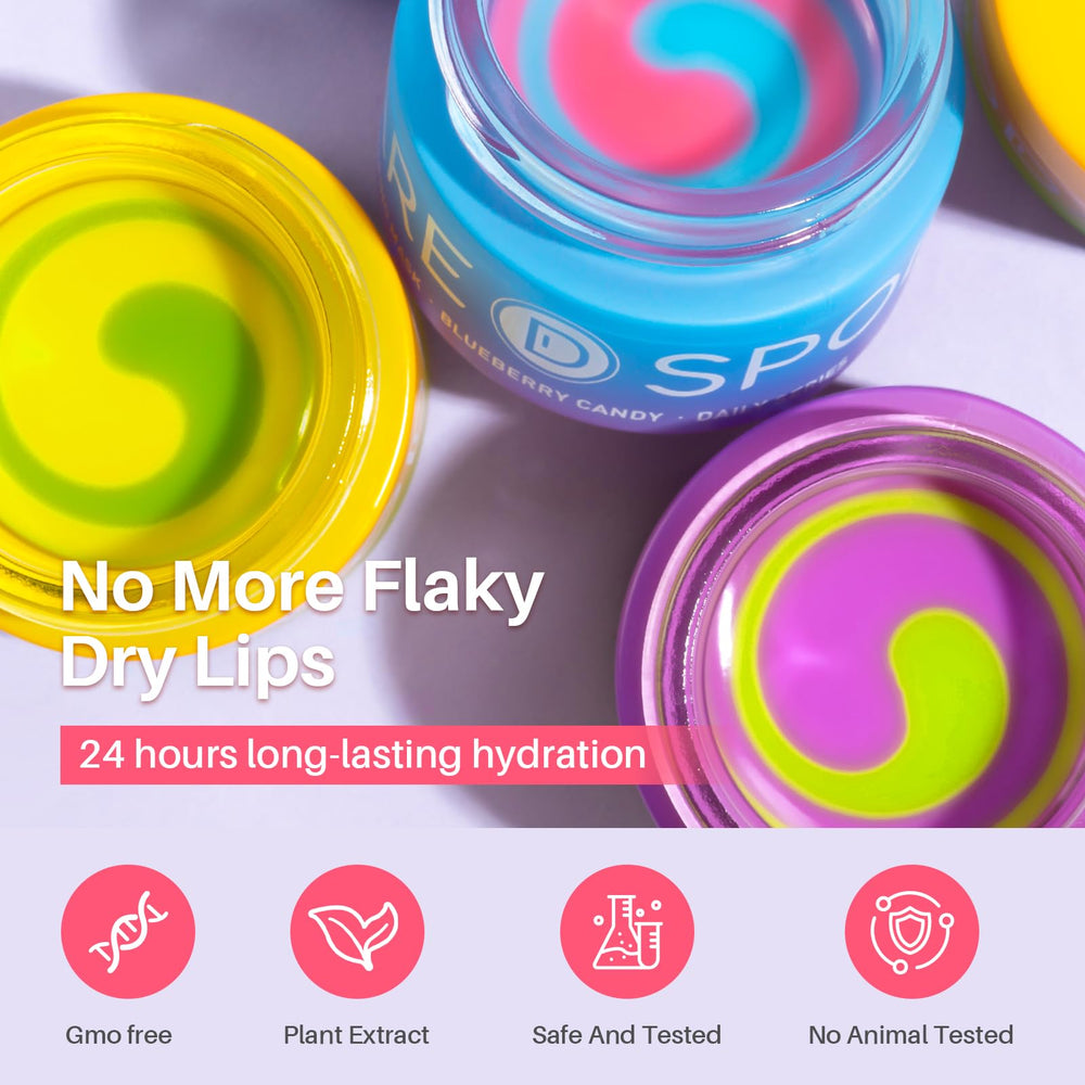 SPODARE mascarilla labial textura gel suave, se desliza fácilmente sin grasa.