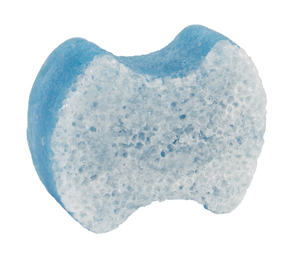 Spongeables Pedi Scrub: lado suave para limpiar e hidratar pies.