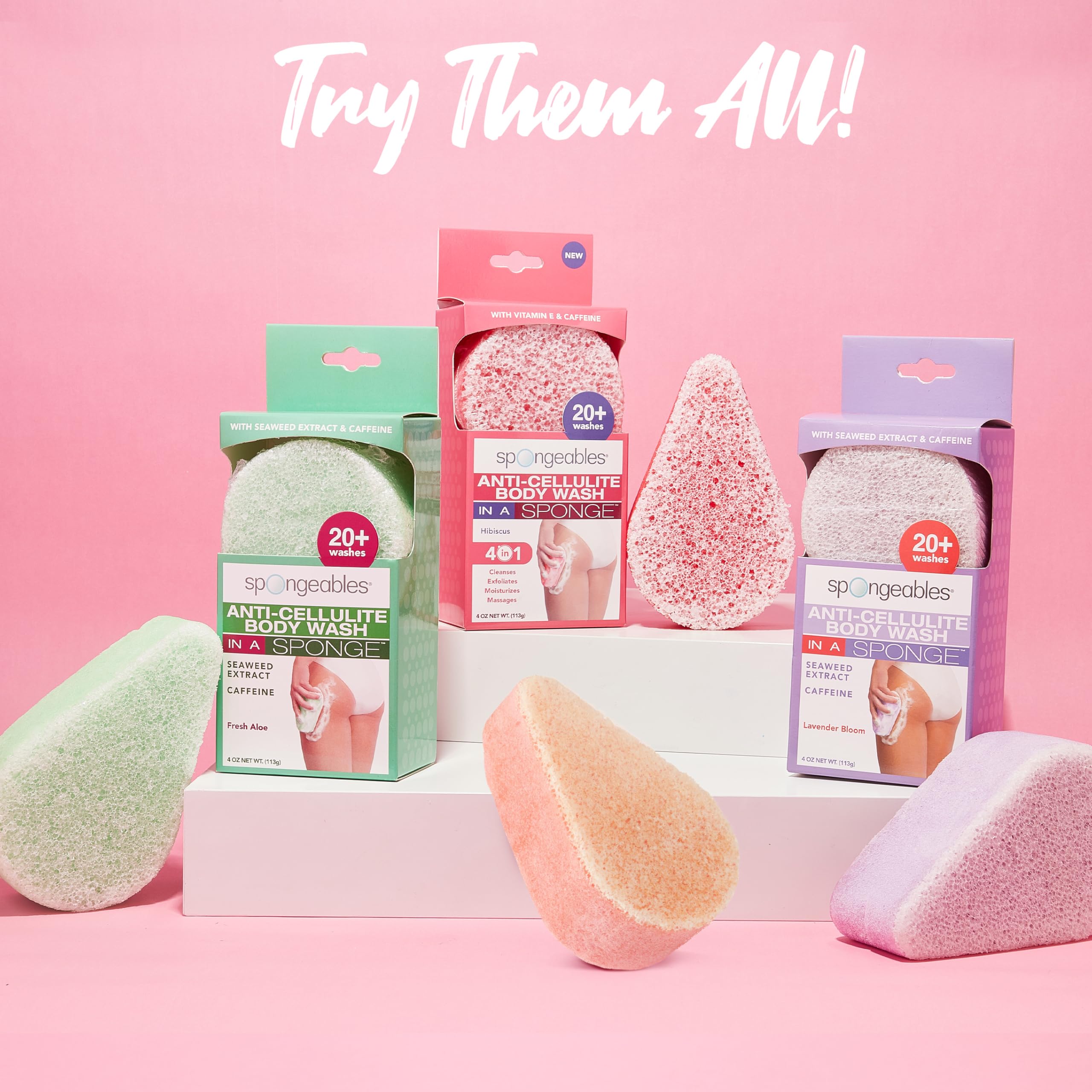 Spongeables Pedi Scrub: experiencia de spa en casa para pies.