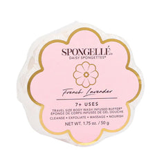 SPONGELLÉ Daisy Spongette French Lavender en ducha suave, aroma relajante.