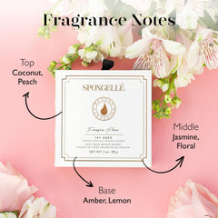 SPONGELLÉ Fresia Pera Flor Silvestre: textura cremosa para exfoliación suave