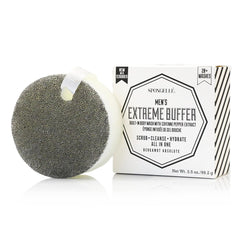 SPONGELLÉ Men’s Extreme Buffer bergamot-absolute envase: impulso aromático para la higiene diaria.